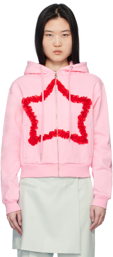 Photo: Sandy Liang Pink Regina Hoodie