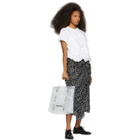 Chika Kisada White Ruffled and Shirred T-Shirt
