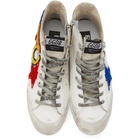 Golden Goose White Texas Patch Francy Sneakers