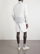 SEASE - Explorer Ripstop-Trimmed Virgin Wool-Blend Sweater - White
