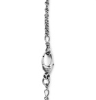 Gucci - Burnished Silver-Tone Swarovski Crystal Necklace - Men - Silver