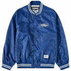 Neighborhood Men's Logo Baseball Jacket in Navy