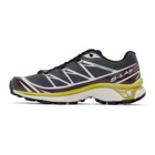 Salomon Grey and Purple Limited Edition XT-6 ADV Sneakers