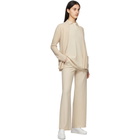 Loro Piana Beige Baby Cashmere Villefranche Lounge Pants