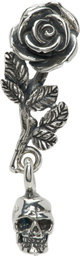 Emanuele Bicocchi Rose & Skull Single Earring