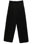 Alexander Wang Trouser W/ Turned Down Elastic Waistband in Black