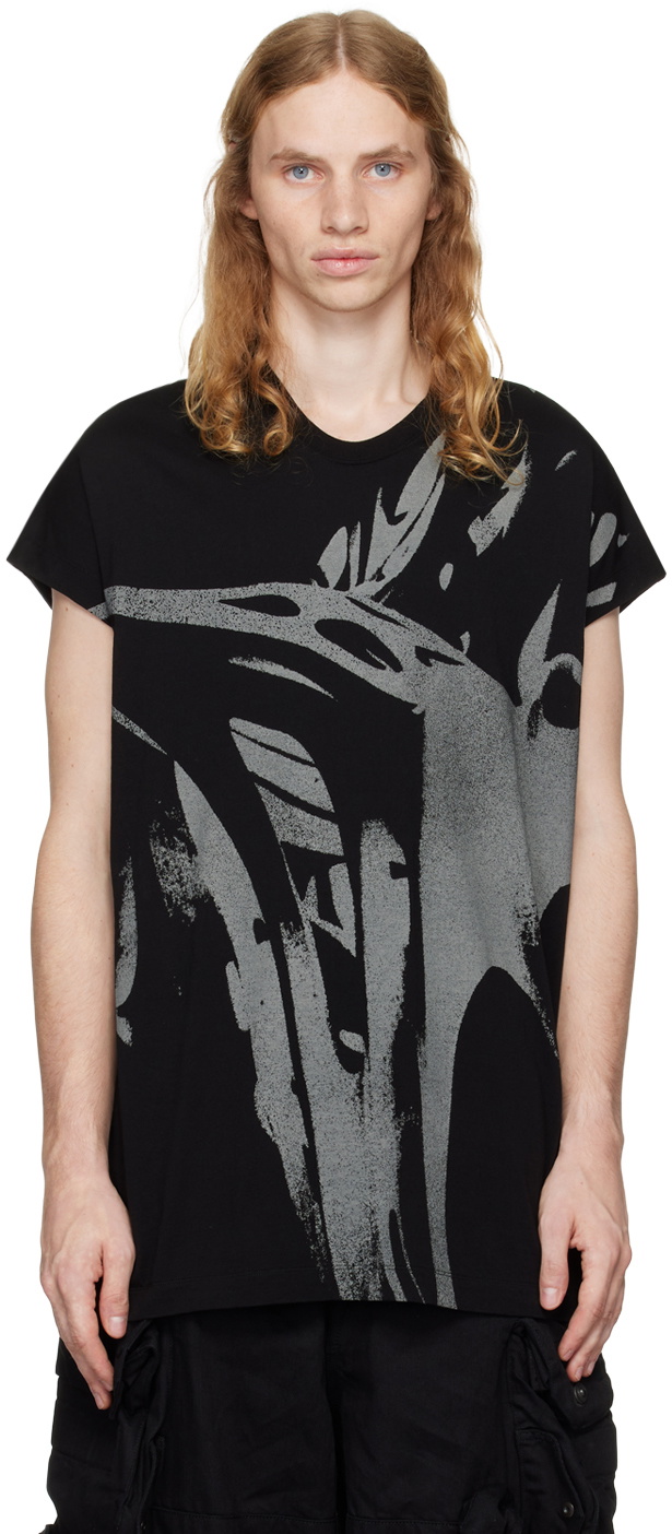 JULIUS Ana-Diptych JD Portrait Tee black