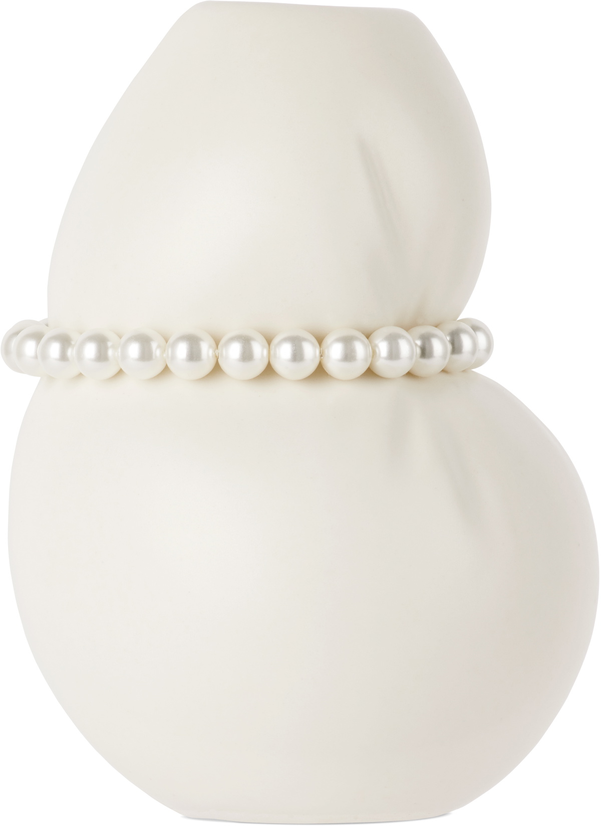 Completedworks White Squeezed Small Vase