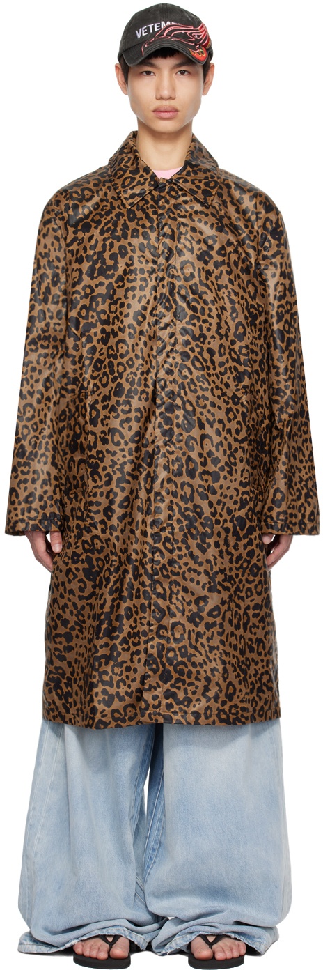 Photo: VETEMENTS Tan Leopard Coat