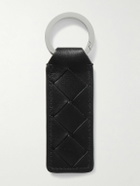 Bottega Veneta - Silver-Tone and Intrecciato Leather Key Fob