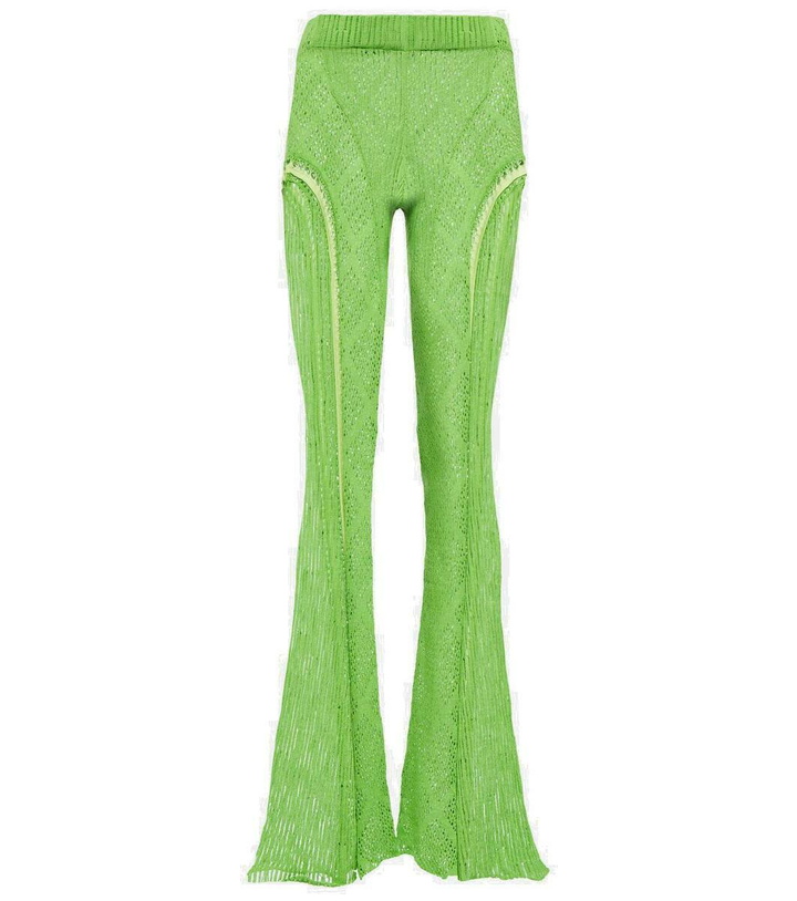Photo: Roberta Einer Disco high-rise flared cotton pants