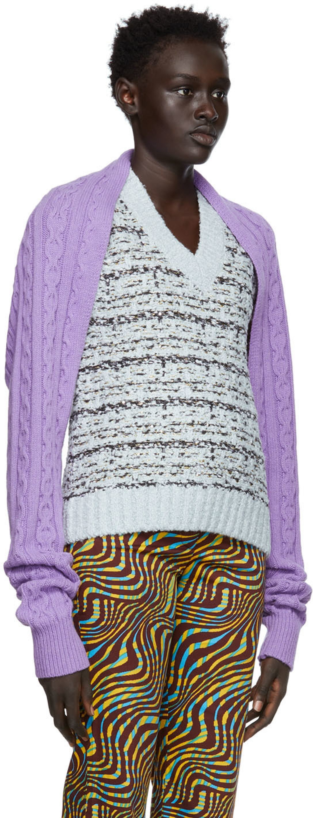 Gimaguas SSENSE Exclusive Purple Mariona Sweater Gimaguas