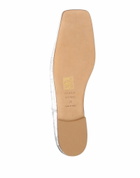 Mansur Gavriel Square Toe Ballerina Womens Ballet flats in Silver