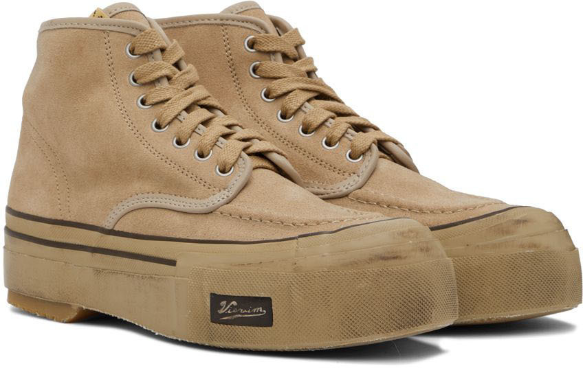 Visvim Beige Liskamm G.Patten-Folk Sneakers Visvim