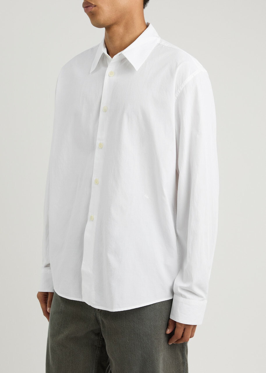 OUR LEGACY SHIRT シャツ ホワイト OUR LEGACY*イニシャルシャツ ファインシルク オフホワイト (OUR