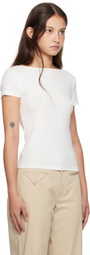 St. Agni White Organic Cotton Ballet T-shirt