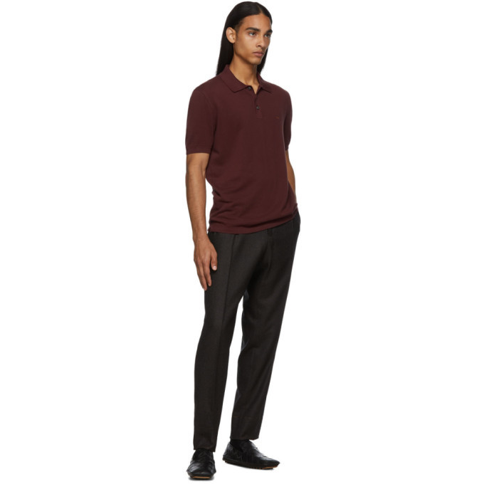 Ermenegildo Zegna Burgundy XXX Polo
