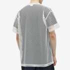 Comme des Garçons Homme Plus Men's Poly Mesh T-Shirt in Off White