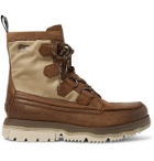 Sorel - Atlis Caribou Waterproof Leather and Canvas Boots - Brown