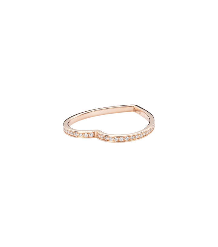 Photo: Repossi Antifer 18kt rose gold (750/1000) ring with diamonds