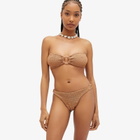 Hunza G Women's Gloria Bikini in Metallic Cocoa 
