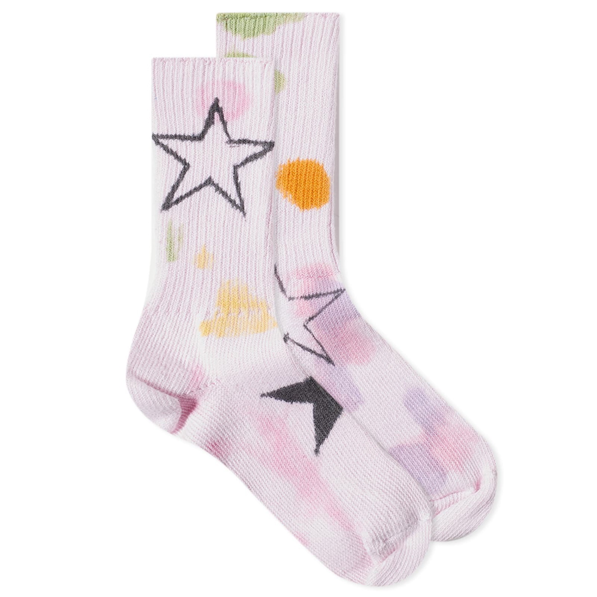 Collina Strada Women's Socks in Blush Star Burst