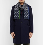 Paul Smith - Polka-Dot Woven Scarf - Men - Blue