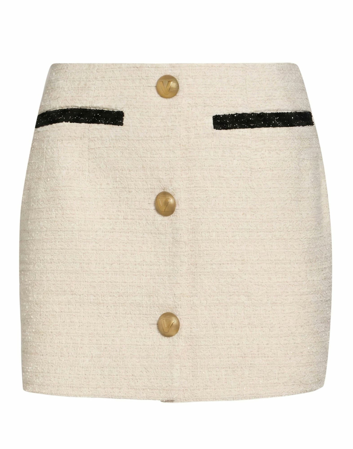 Vetements Womens Mini skirt Ivory