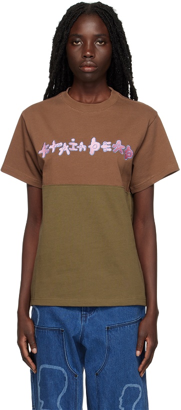 Photo: Brain Dead Brown & Khaki Amoeba T-Shirt