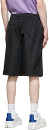 Versace Black La Greca Shorts