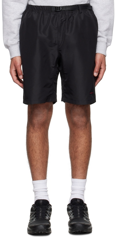 Photo: Gramicci Black Polyester Packable Shorts