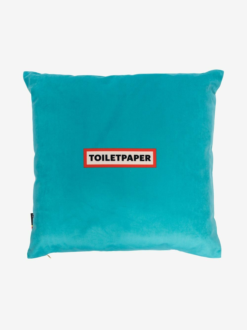 Seletti Blue Drill Print Cushion