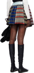Chopova Lowena Multicolor Remnant Carabiner Miniskirt