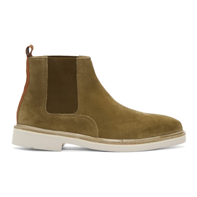 Photo: H by Hudson Tan Suede Gallant Chelsea Boots