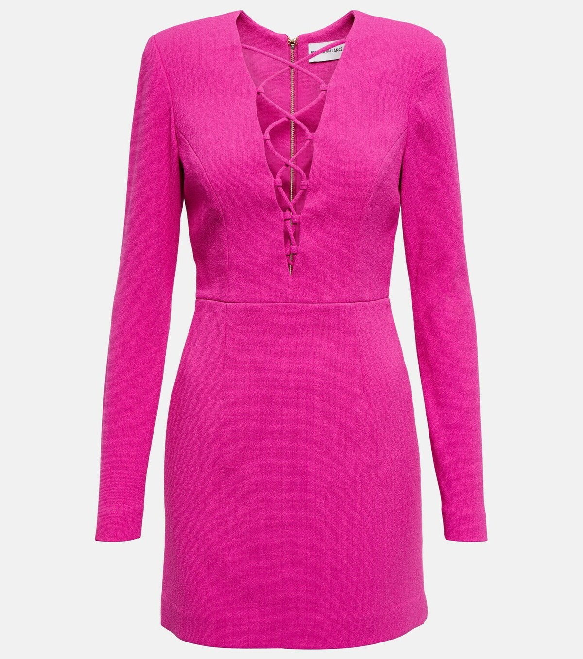 Rebecca Vallance Cupid's Bow Lace-up mini dress