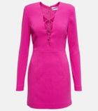 Rebecca Vallance Cupid's Bow Lace-up mini dress