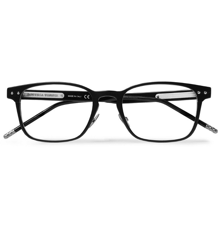 Photo: Bottega Veneta - Square-Frame Acetate Optical Glasses - Men - Black
