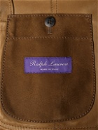Ralph Lauren Purple label - Slim-Fit Suede Blazer - Brown