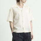 A Kind of Guise Men's Samata Vacation Shirt in Structured Natural Stripes
