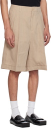 JACQUEMUS Beige 'The Pastro' Shorts