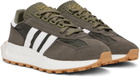 adidas Originals Khaki Retropy E5 Sneakers