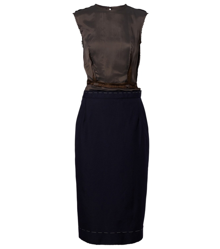 Photo: Maison Margiela Twill midi dress