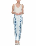 Manila Grace Womens Jeans in Blue