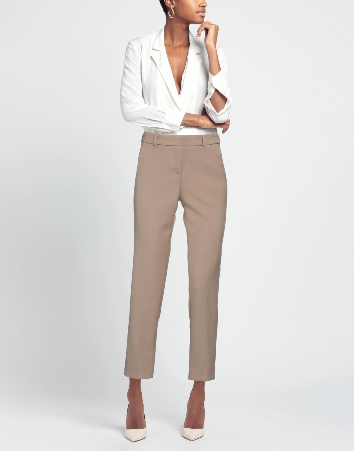 Peserico Womens Pants Khaki