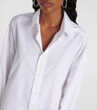 Wardrobe.NYC Oversized cotton poplin shirt dress