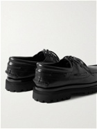OFFICINE CREATIVE - Heritage Leather Boat Shoes - Black