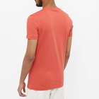 Calvin Klein Men's Monogram Logo T-Shirt in Rhubarb Red