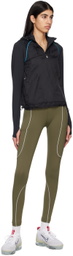 Outdoor Voices Green Drawstring 7/8 Leggings