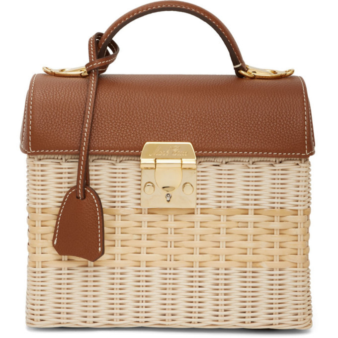 Photo: Mark Cross Beige and Brown Sara Bag