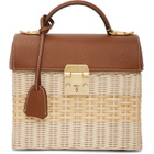 Mark Cross Beige and Brown Sara Bag